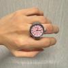 Korean Style Retro Hipster Watch Ring - Trendy Men's Hand Jewelry Accessory