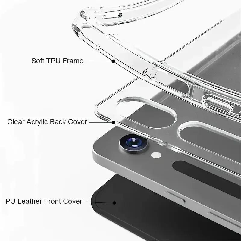 For Samsung Tab S7 S8 S9 S9FE S10FE 10.9 S11 11“ S10 Plus 12.4 Case Smart Cover For Tab A11 Plus A11 A9 8.7 Plus 11 A8 S6 Lite