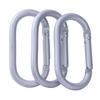 Aluminum Alloys Outdoor Oval Shape Carabiner Locking Carabiner Keychains Clip for Backpacks Camping Hikings Travelings