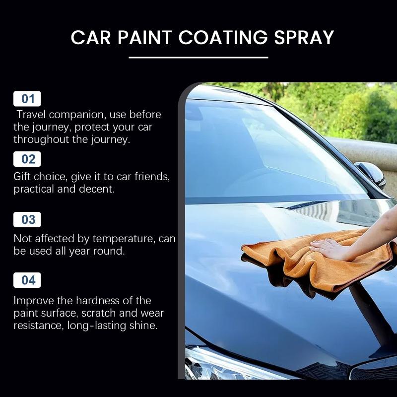 Agente antiincrustante e à prova d'água, spray de revestimento de pintura automotiva multifuncional, agente de manutenção de revestimento, manutenção de pintura de carro