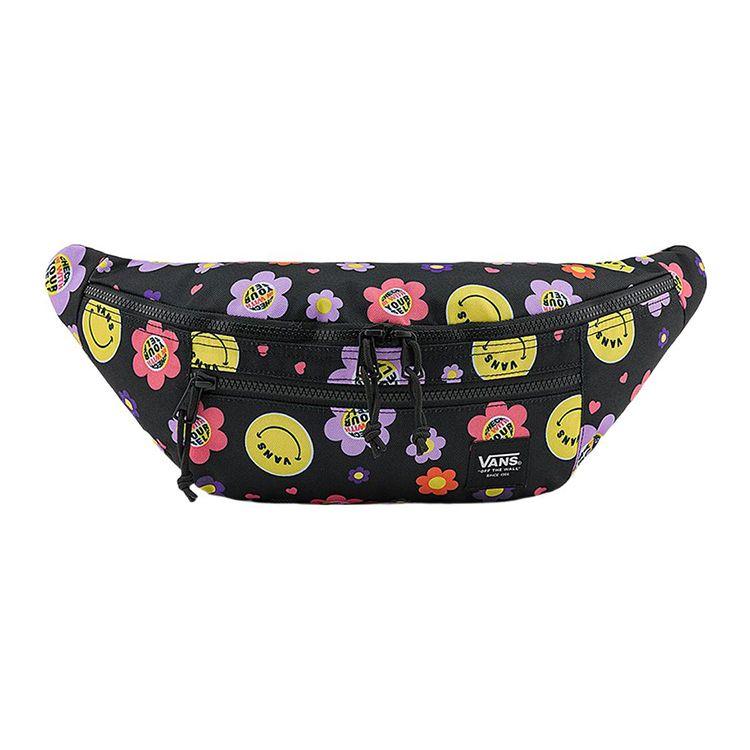 Vans Colorful Floral Smiley Icon Waist Bag Women Waist Bag Black VN0A3NG7BDB Black 4870₽