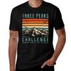 3 Peaks Challenge Retro TShirt Breathable Gym Short Sleeve TShirt