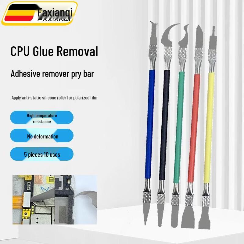 5-Piece Colorful CPU Chip Glue Removal Tool Set