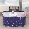 Neue 1,2 m tragbare Badewanne Eimer für Erwachsene/Baby Kinder faltbarer Pool Fass Familie sitzen zu Hause Sauna SPA Ganzkörper Eimer