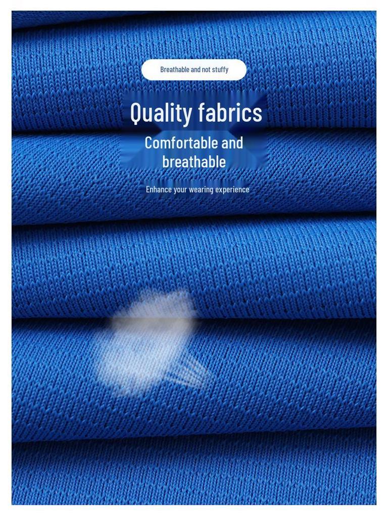 Disante Sports Quick-Dry Ice Silk Round Neck Custom T-Shirt - Short Sleeve for Group Activities and Running