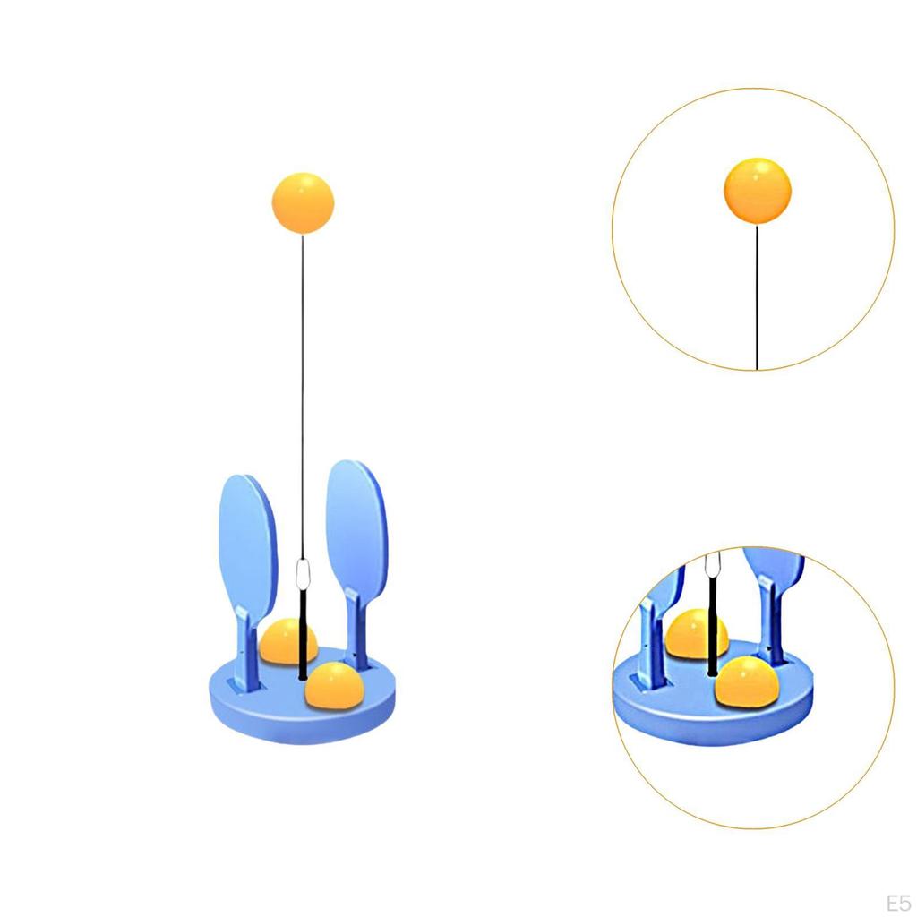 Pong Balls Paddles Set Game Hand Eye Coordination Adults and Kids Soft Shaft Equipment Table