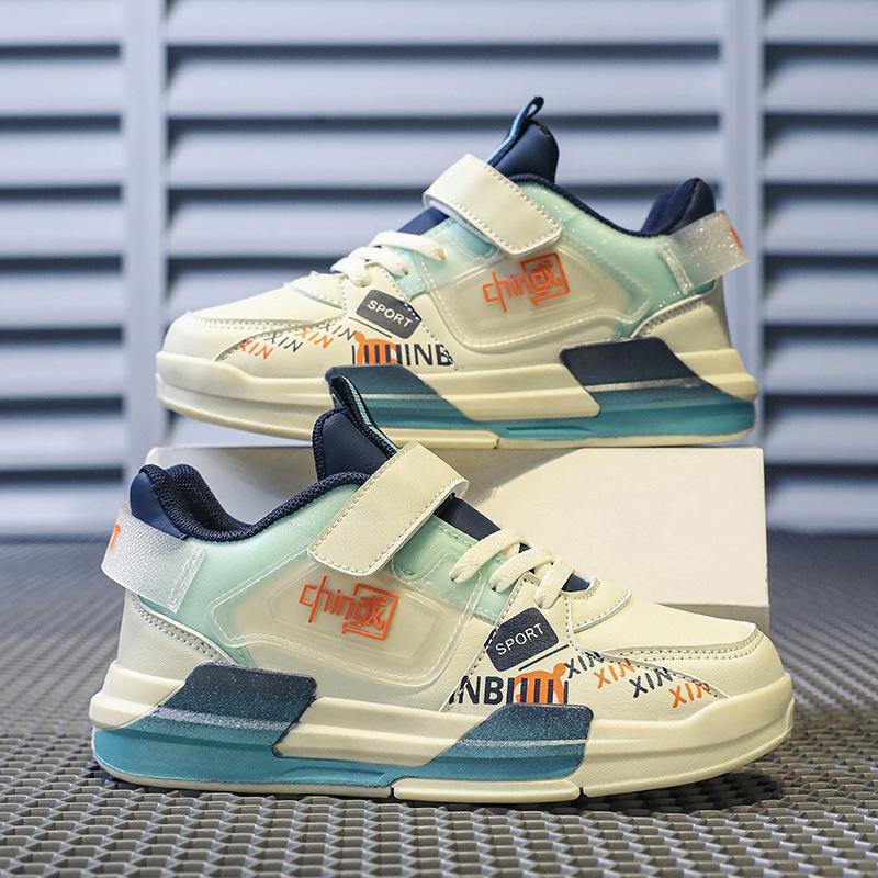 Board shoes casual spring and autumn girls sports shoes boys boys shoes trendy brand new children's medium and older children's white shoes