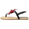 Fashionable Versatile Trendy Flat Sandals Women Sandals Red 11669310600