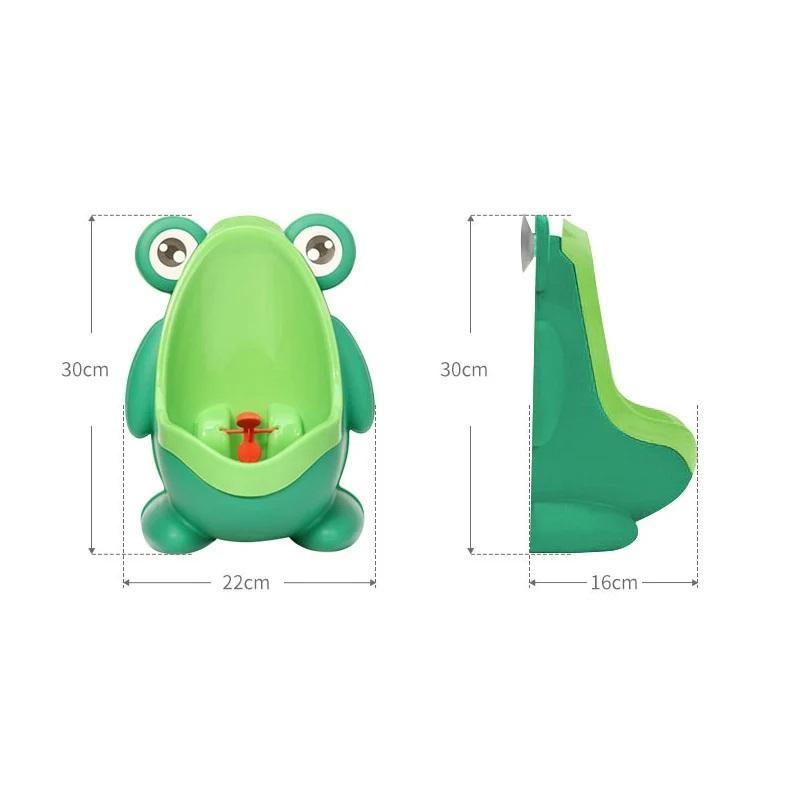 Baby Boy Potty Training Seat Frog Children's Pot Wall-Mounted Urinal for Boys Portable Toilets Connectable Water Pipe