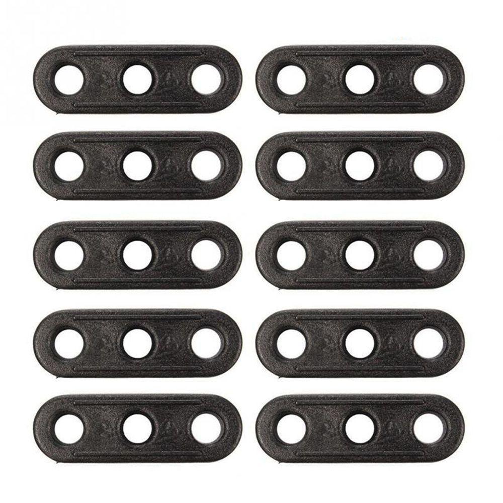 Kunststoff Markise Wigwam Verstellbar 3 Löcher Seilbefestiger Spannhaken Spanner Schloss Windseile Schnalle