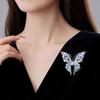Yingyun Butterfly Brooch Is A High-end Women's Exquisite Crystal Butterfly Brooch with A Light Luxury Design Sense