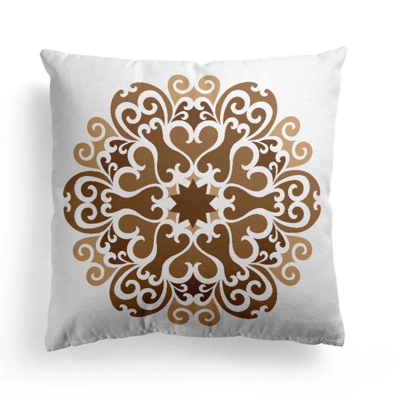 Creative Modern Ethnic Geometry Pillowcase Simple Black/White Sofa Cushion Case Hot Nordic Livingroom Bedroom Decorative Pillows