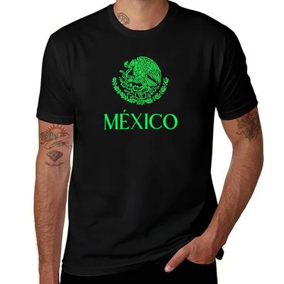 MéXico Green 2 Tshirt Casual Daily Wear Short Sleeve Top