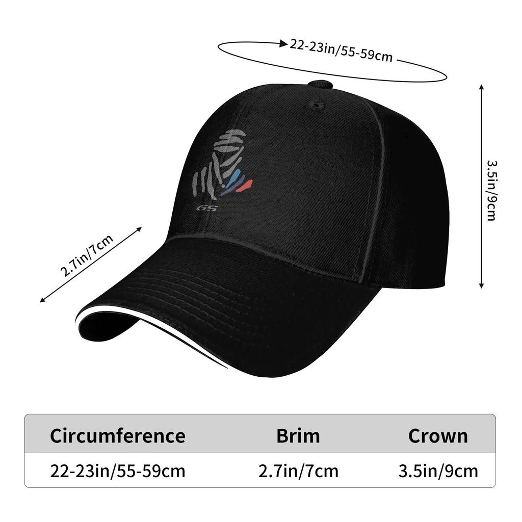 Motorcycle GS  Baseball Cap Retro Motor Off Road Racing Sandwich Hats for Men Women Breathable Dad Hat Running Golf