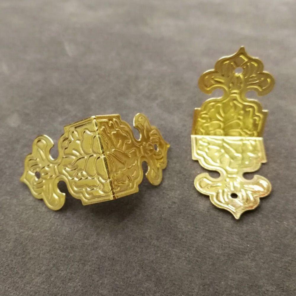 Desk Decorative Jewelry Box Corner Protector Wooden Box Feet Corner Bracket Furniture Fittings