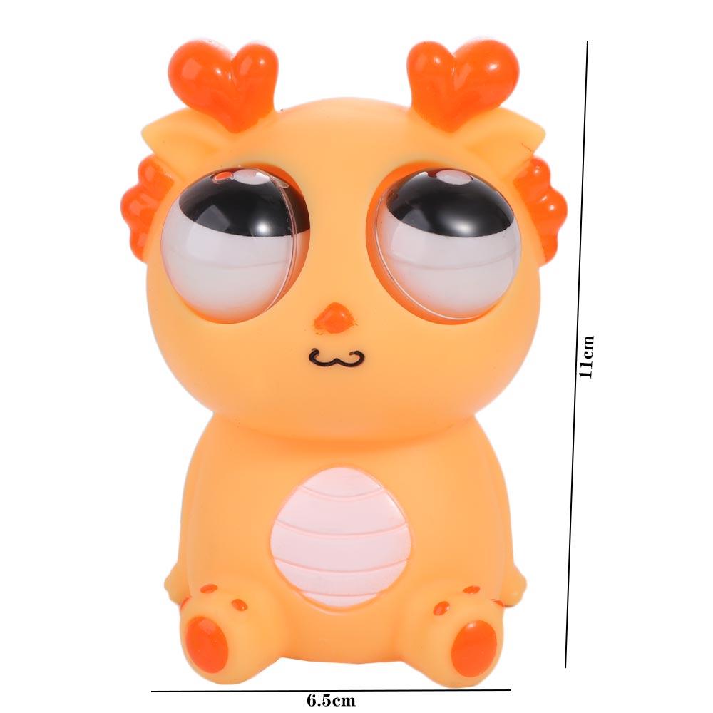 Cartoon Animal Burst Eye Dragon Simulation Dragon Squeeze Stretching Ball  Kids Holiday Gift