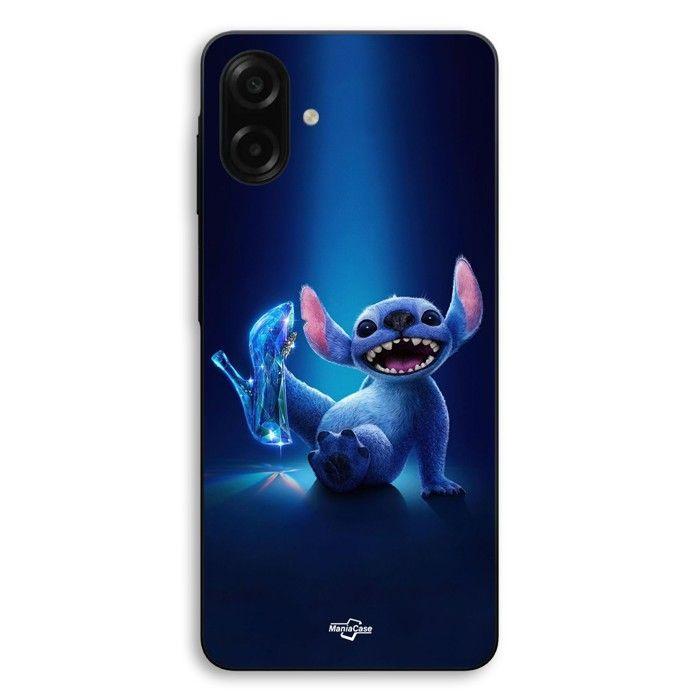 Coque Pour Samsung Galaxy A08 Stitch chaussure cendrillon disney anime Maniacase