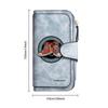Vintage Urban Pattern Long Wallet Multi Slot Casual Portable Purse Fashion Daily Use Card Holder