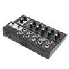 100‑240V Low Noise Stereo Line Mixer for US Plug Dj Mixing Board 10 Channel Mixer  Small Clubs