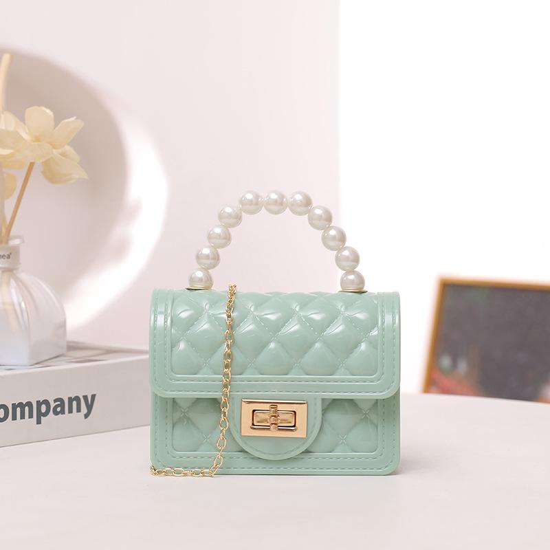 Pearl bag cheap mini bag handbag children's bag silicone jelly bag