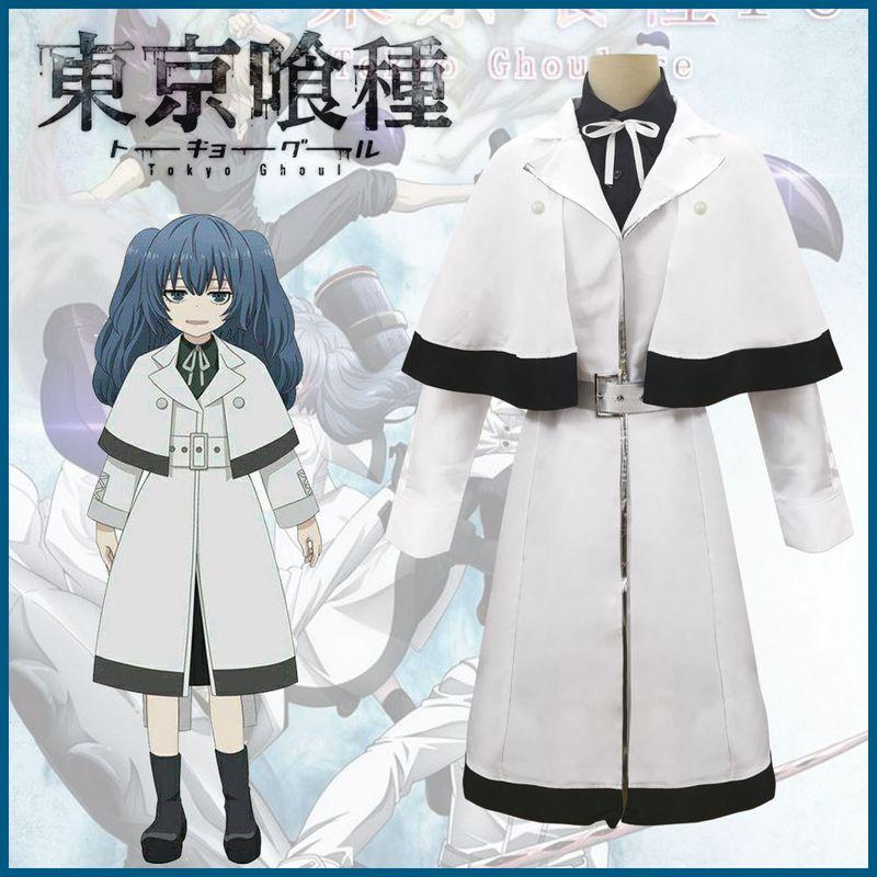 Xinbo Yuan Токийский гуль: Перерождение Токийский гуль Канеки Кен Мия Синдзи Косплей Тренч Косплей Костюм в наличии Wig S