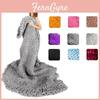 Large Soft Chunky Knitted Thick Wool Blanket With Versatile Colors For Cozy Comfort