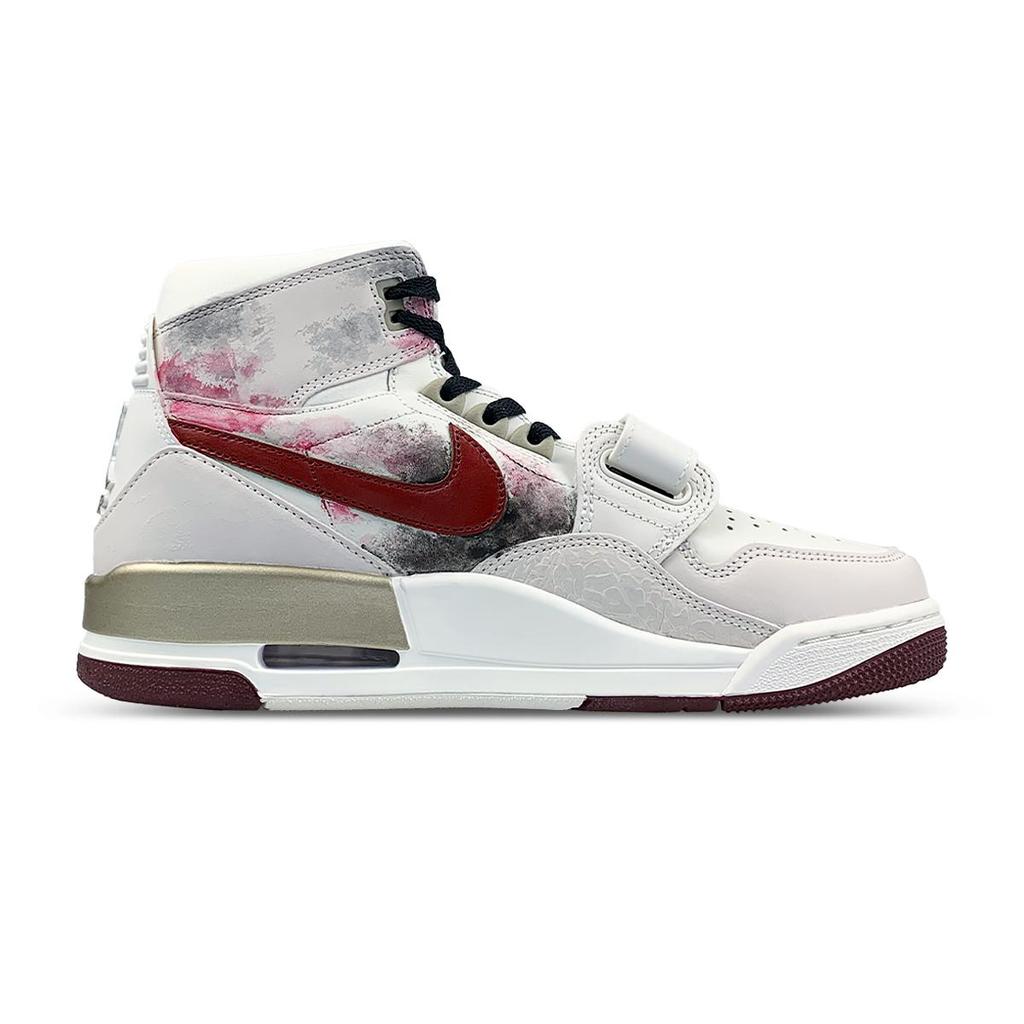 Jordan Legacy 312 Abrasion Resistant High top Vintage Basketball Shoes Men's White HF0745-131(Team652-312)