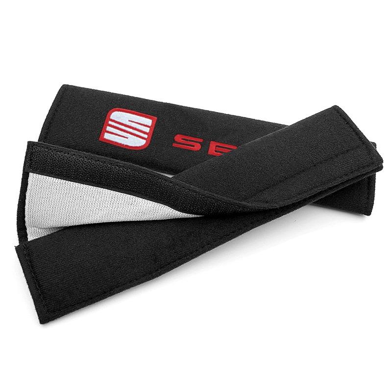 New Car Safety Belt Shoulder Cover Seat Belt Pads Accessories for SEAT Toledo Cordoba MK3 Leon FR 5 6 MII Altea 5F Ibiza Alhambra