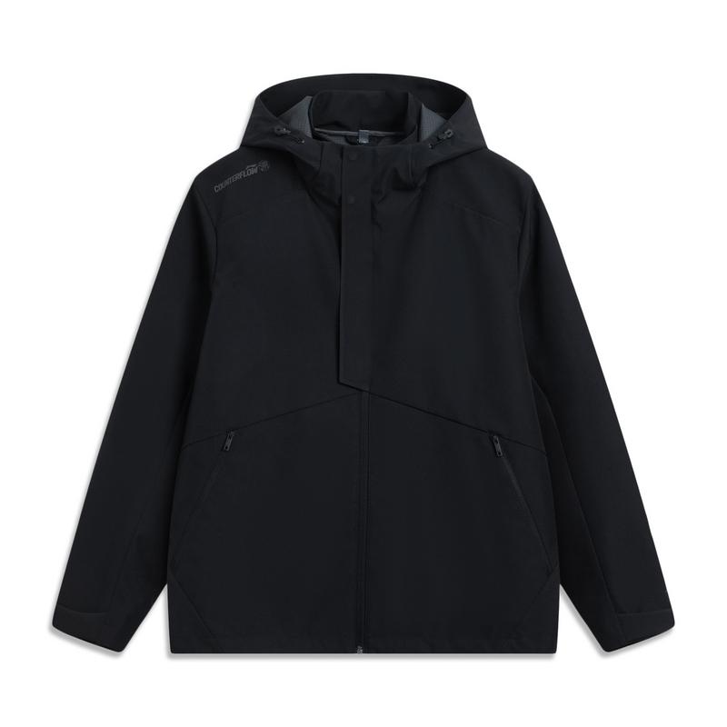 

Li Ning Outdoor CF Shell Три в одном Флис Водонепроницаемая Ветрозащитная Устойчивая к УФ-лучам Дышащая Прочная Теплая Куртка Куртка Унисекс AWBV077-3 S