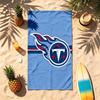 Tennessee Titans (19) Theme Beach Towel Sand Resistant Soft And Comfortable Suitable For The Pool Camping Yoga And Diving A Travel