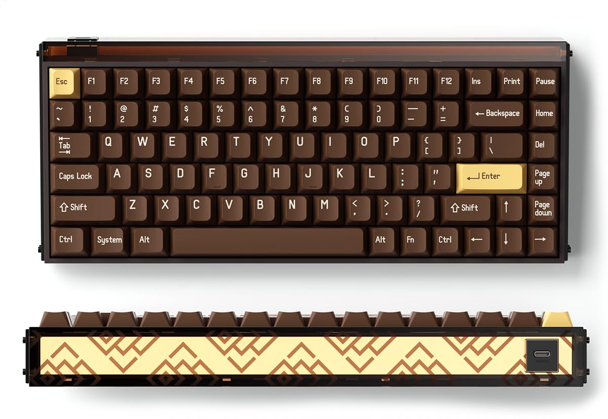

MADE84 Pro English Layout USB Connection 8000Hz Rapid Trigger Compatible Magnetic TTC KOM Switch HE Magnetic Tenkeyless 84 Keys Hot Swap Snap Tap 8K
