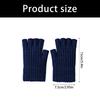 Thick Knitted Fingerless Gloves For Men Cold Weather Cycling Outdoor Activity Warm Thermals Protection