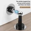 Stainless Steel Door Stopper Bathroom Magnetic Door Stop Heavy Duty Floor Wall Mount Wind-Proof Door Holder Hardware