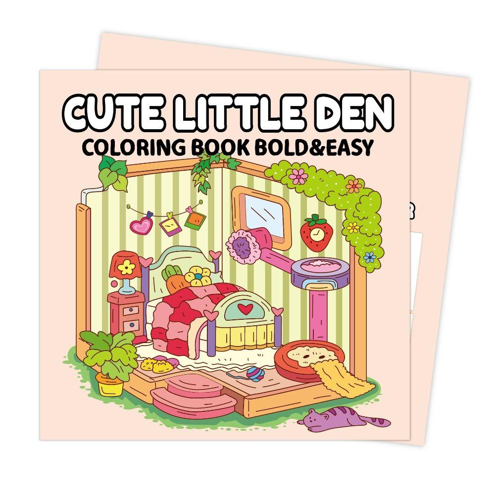 Color Filling Children'S Drawing Scroll Watercolor Blank Coloring Pages Little Artist