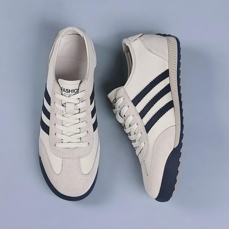 Cowhide Casual Board Shoes Men with Soft Soles and Soft Surfaces Made of Genuine Leather Men's Forrest Gump Shoes Spring and Summer Thin Men's Shoes