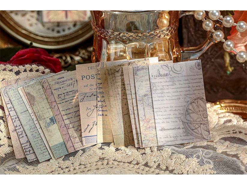 Mr. Paper Retro Collection: Floral & Butterfly Decorative Handbook Material