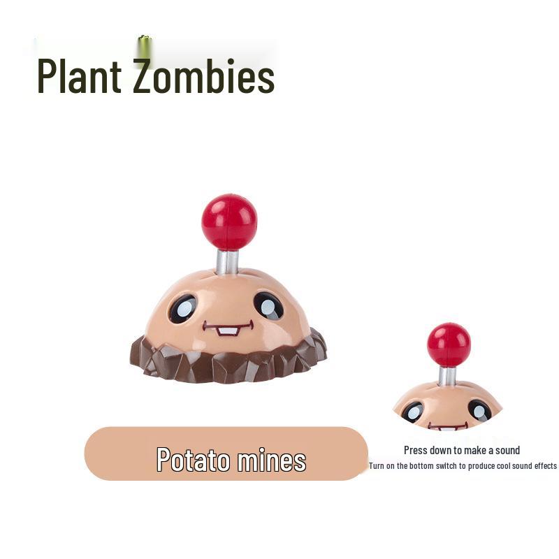 Plants Vs. Zombies Toy Set: Bewitching Mushroom, Fish Hook, Grassland Mine, Flaming Tree, Poison Pea