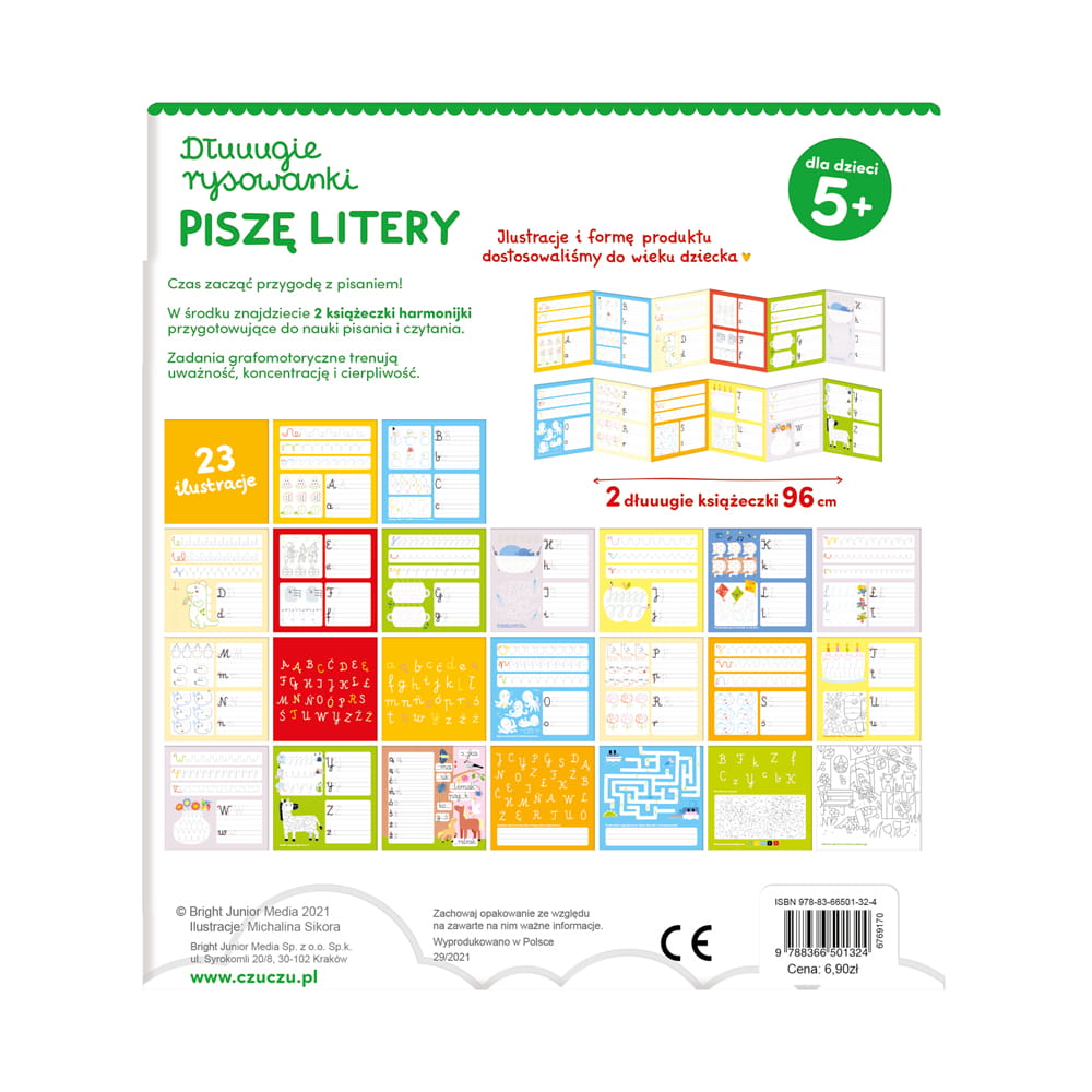Czuczu Dłuuugie Rysowanki Piszę Litery