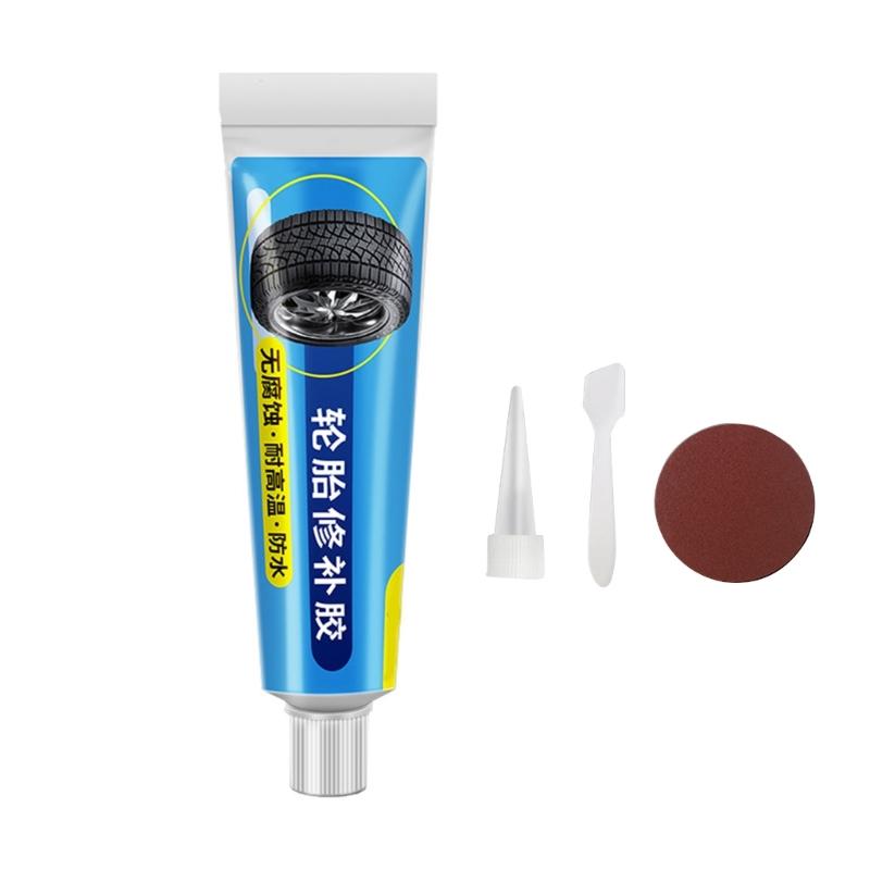 

30ml Professional Leather Tyre Repair Black Glues Liquid Strong Adhesive Waterproof All-purpose Rubber Puncture Sealant 1