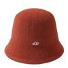 AB  Plush Winter Korean Style Panama Hat Knitted Hat Fisherman Hat Letter Bucket Cap