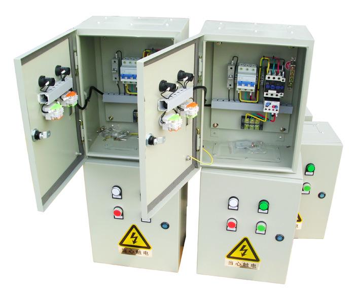 Custom Motor Control Cabinet with PLC, Touch Screen, and Frequency Converter for Fan & Water Pump