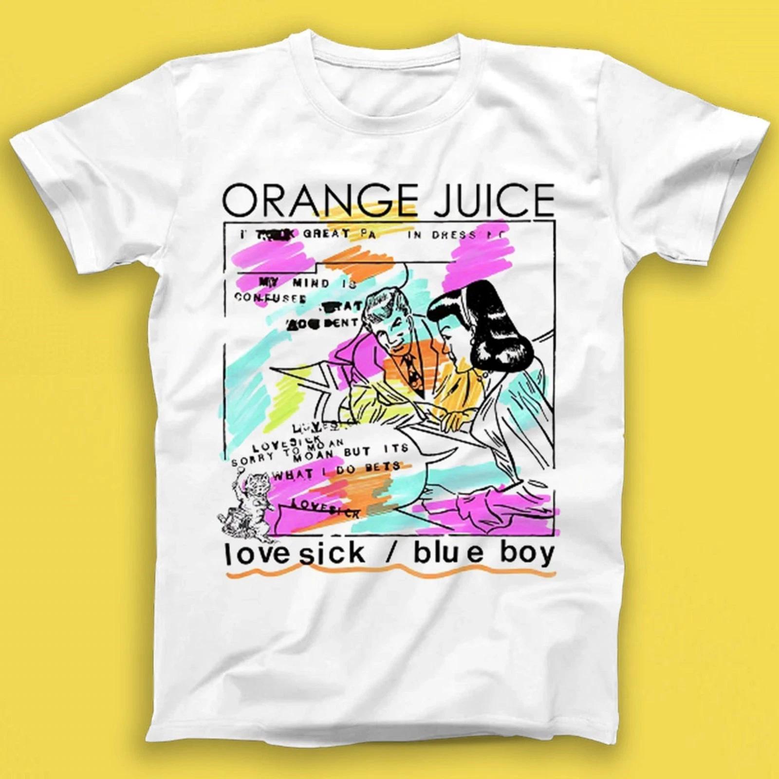 Orange Juice Blue Boy Lovesick Punk Rock Music Gift T Shirt T2036 S