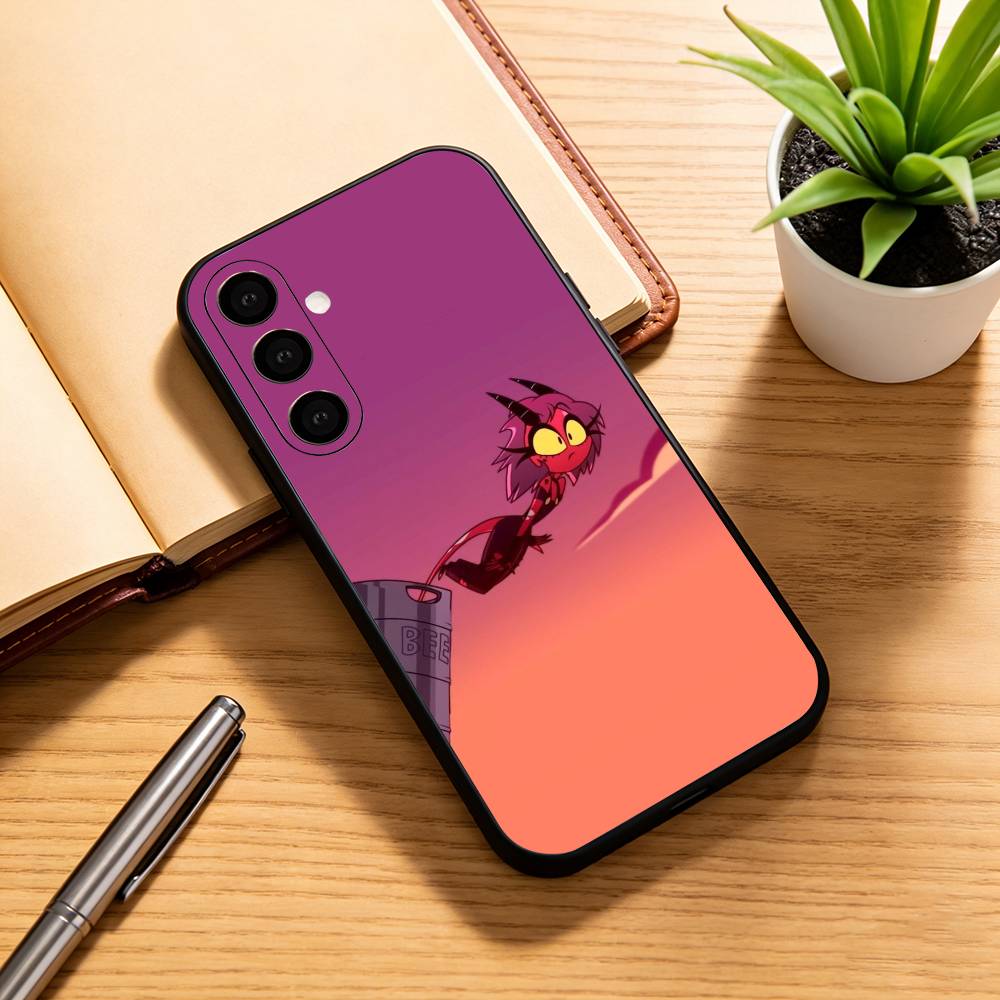 

H-Helluva Boss M-Millie Phone Case For Samsung Galaxy A73,A72,A71,A70,A53,A52,A51,Soft Silicone Black Cover Samsung a22 5g