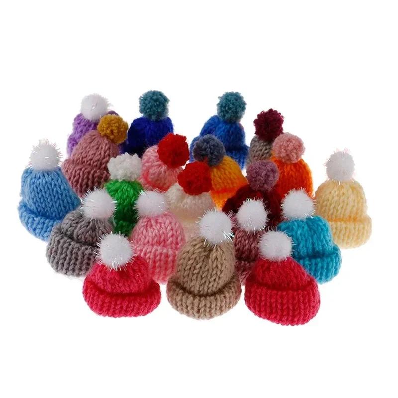 High-Quality 10Pcs High-Quality 3.5Cm High-Quality Mixed High-Quality Woolen High-Quality Yarn Compact size High-Quality Hat High-Quality Cap