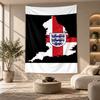 Decorative Tapestry,England National Football Team Printed Wall Art, Lightweight Wall Hanging For Bedroom Background