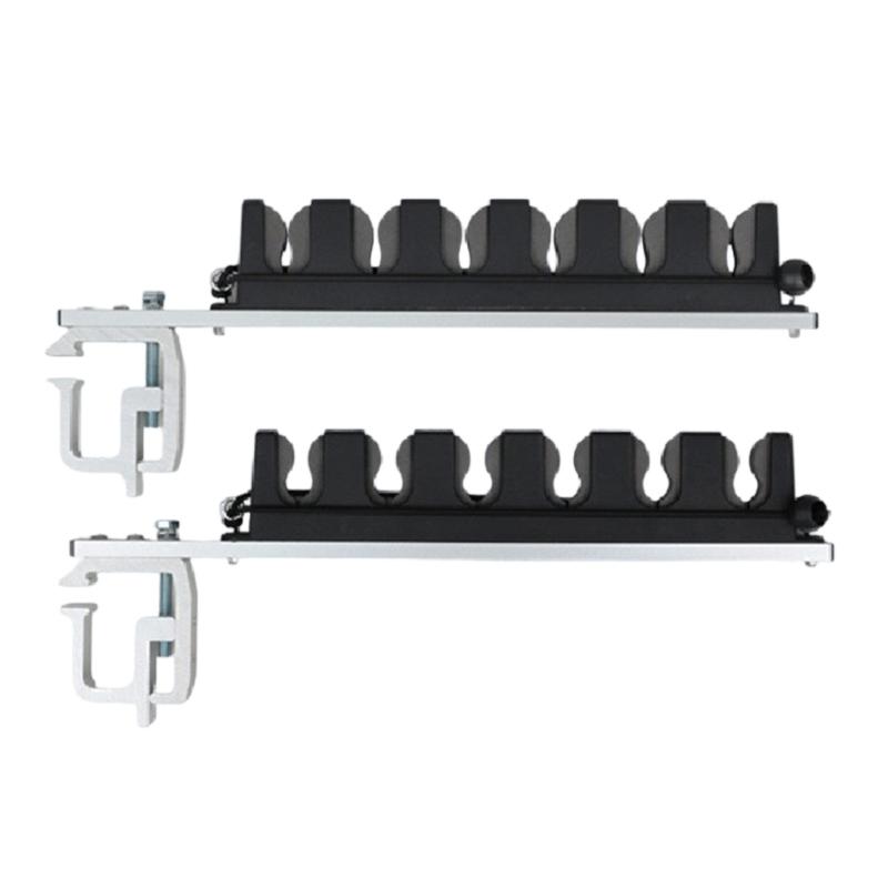 Aluminum Alloys Truck Bed Fishing Rod Holder Portable Fishing Poles Holder for Truck Bed Truck Bed Fishing Rod Stand 1