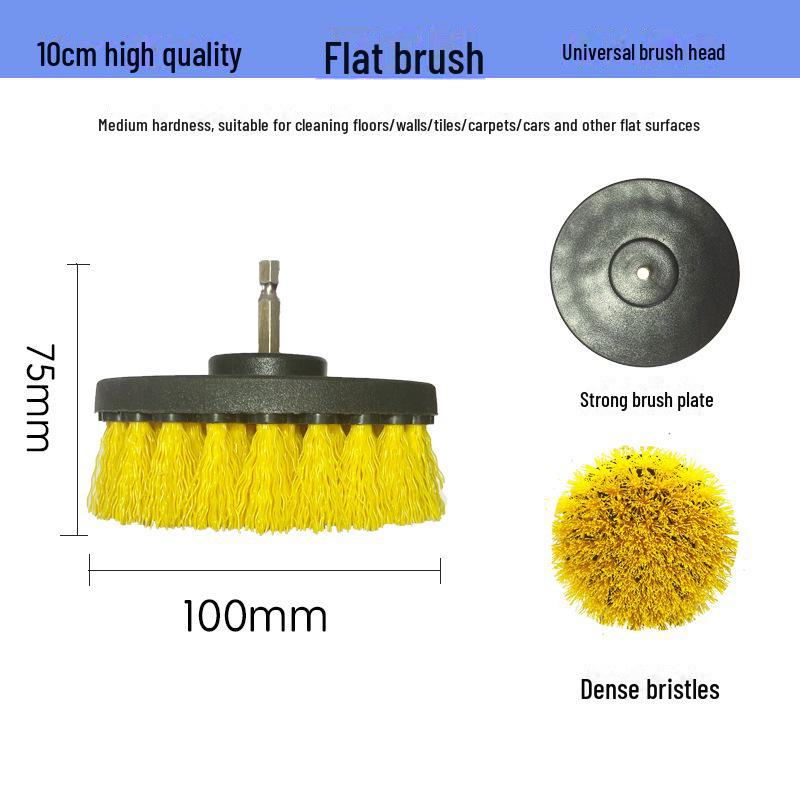 Brosse de nettoyage électrique multifonctionnelle: Perceuse-visseuse pour le polissage du carrelage, de la salle de bain et de la voiture