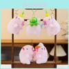 Peluche de Capibara Elegante Lindo Cerdo de Agua Colgante Llavero Muñeco de Peluche Suave Accesorio