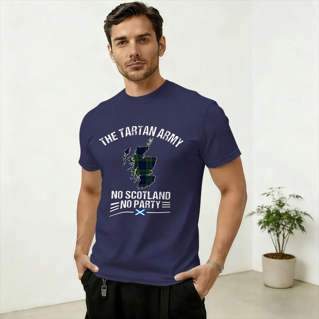 No Scotland No Party T Shirt Summer Trending TShirts Unisex Cotton O Neck Oversize Clothing Short Sleeves Streetwear Tshirt