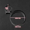 Motorcycle Speedometer Ring Side Mount Relocator Bracket Clamp Fit for Harley Dyna 1993-2005 Sportster XL883 X1200 1993-2023 Black